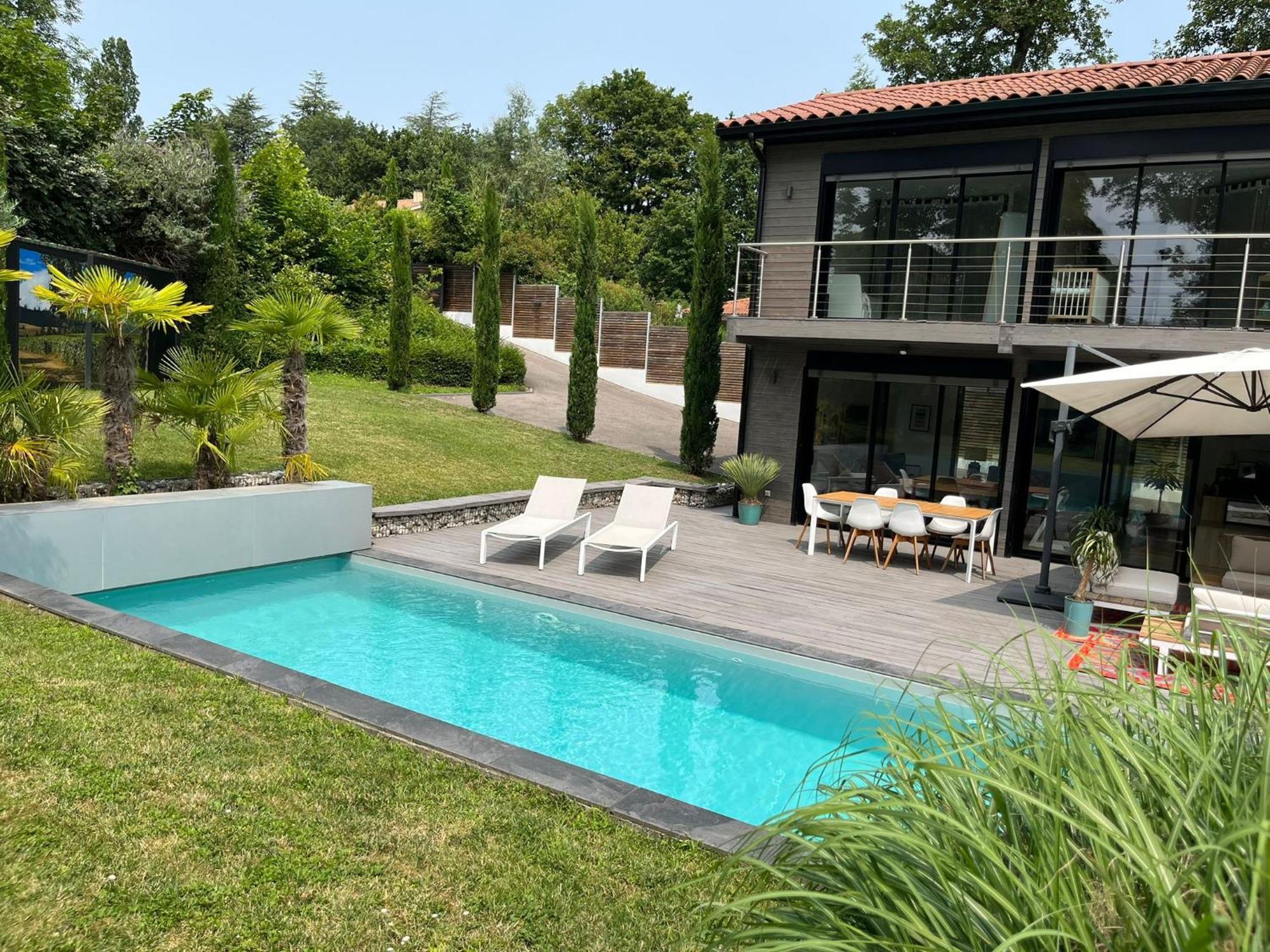 Villa Piscine A Proximite De Lyon Chaponost Экстерьер фото